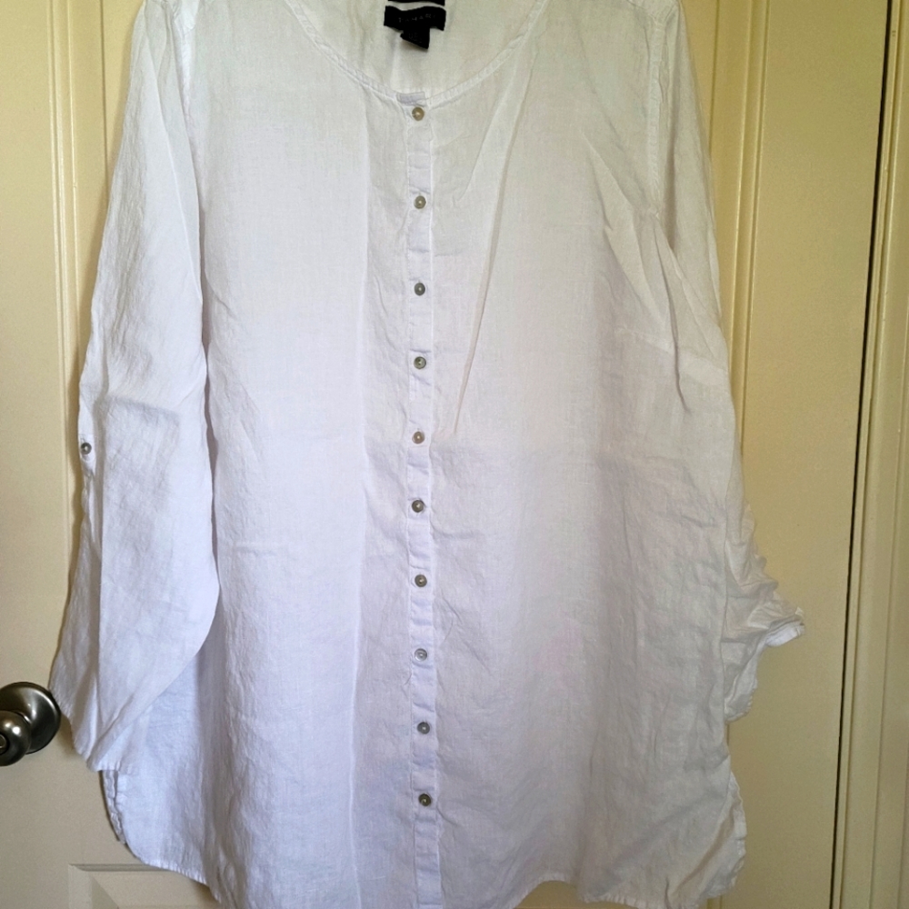 Tahari Linen Shirt